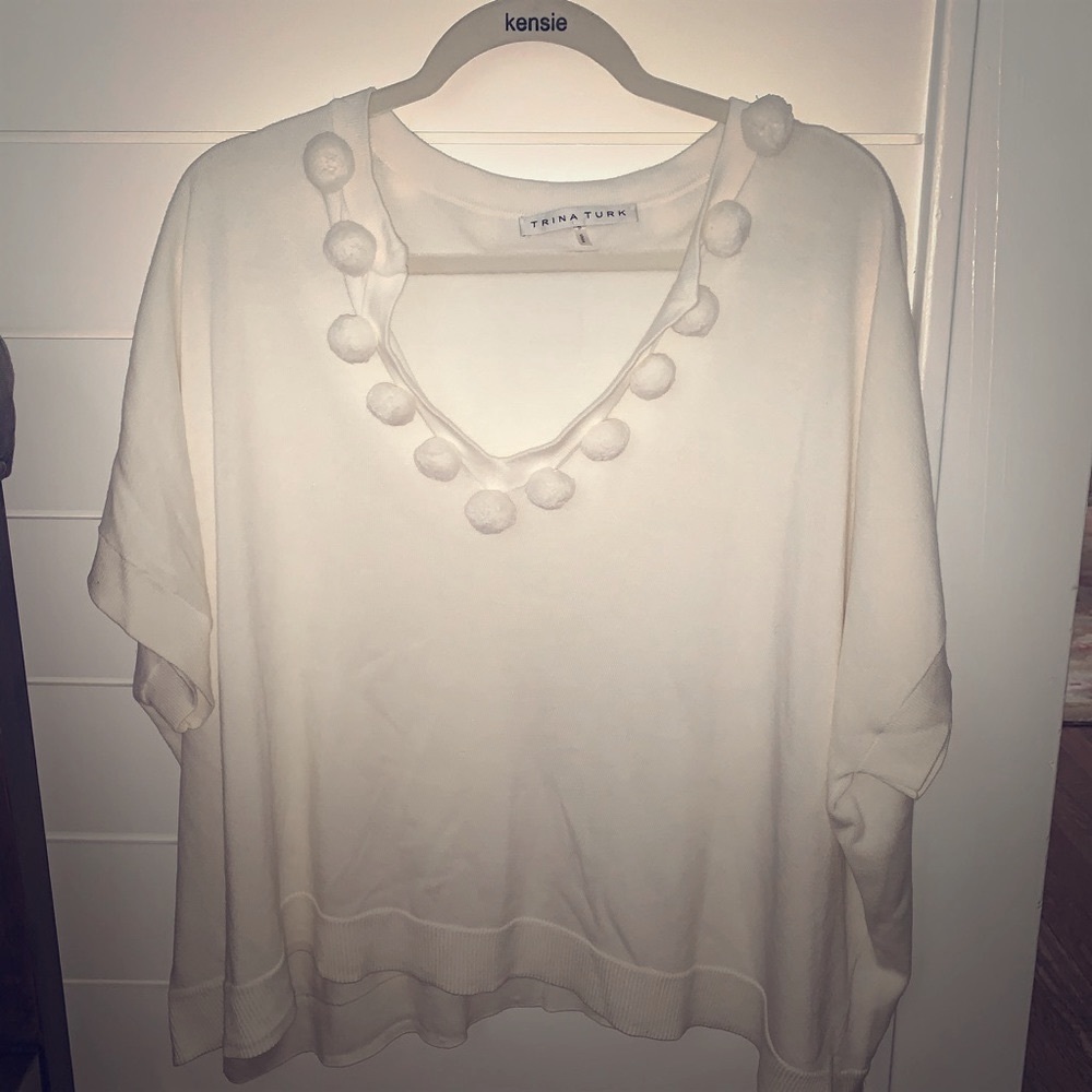 Trina Turk Pom Pom Sweater